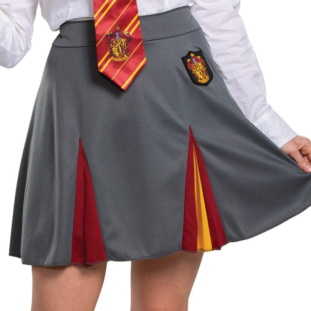 Gryffindor Rock Kostüm, Grau & Gold Women's Small (4-6)