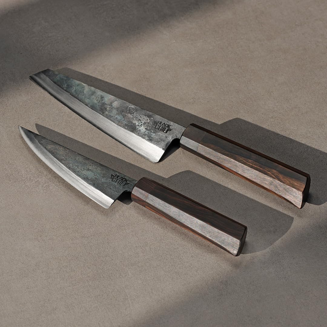 Allzweck- und Gemüsemesser-Set, Ebenholz