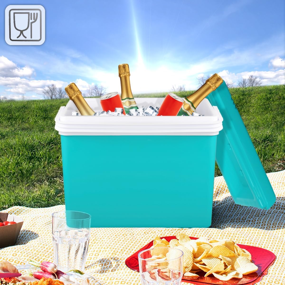 Kühlbox, Kühlbox 35L TÜRKIS