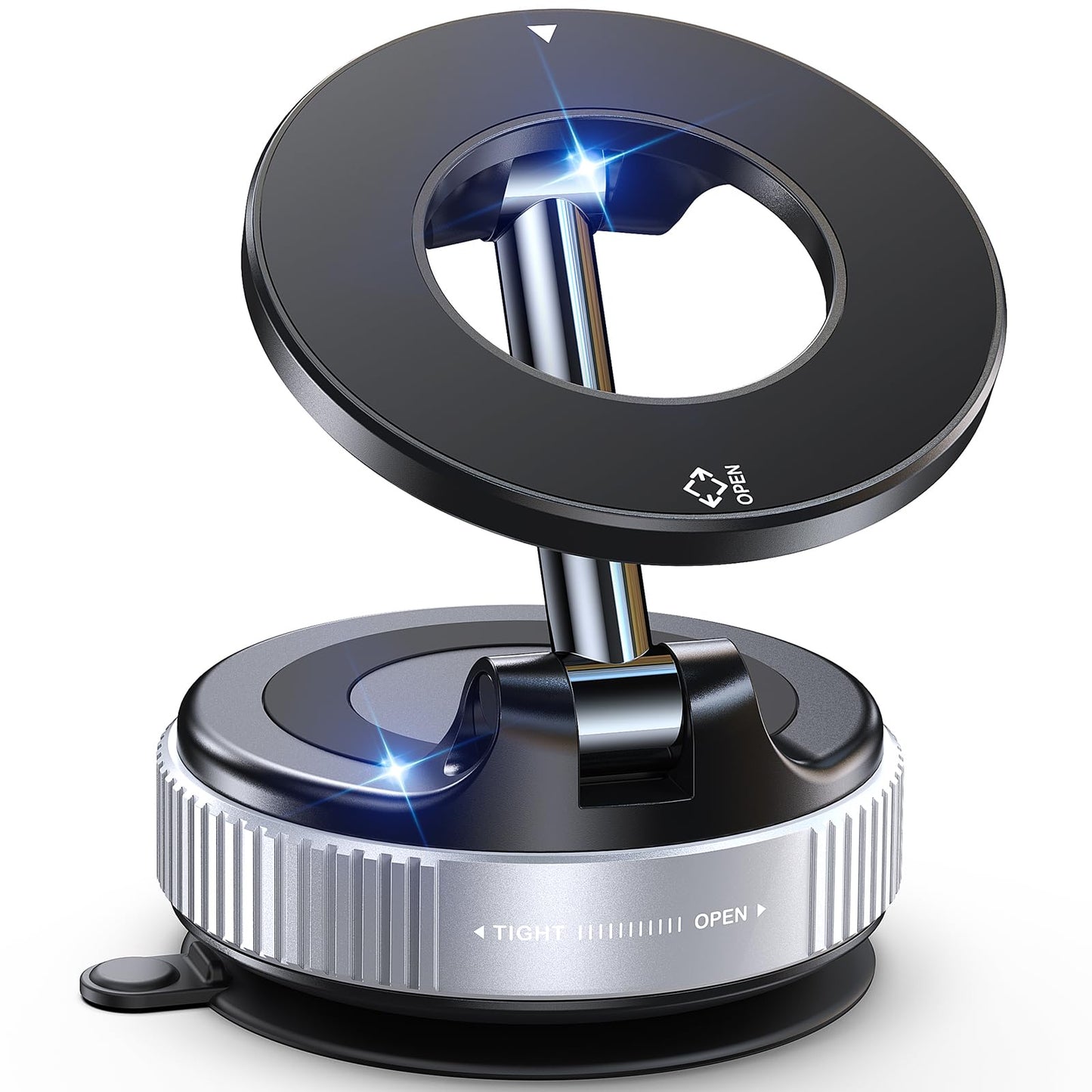 Magnetische Handyhalterung fürs Auto, Silber