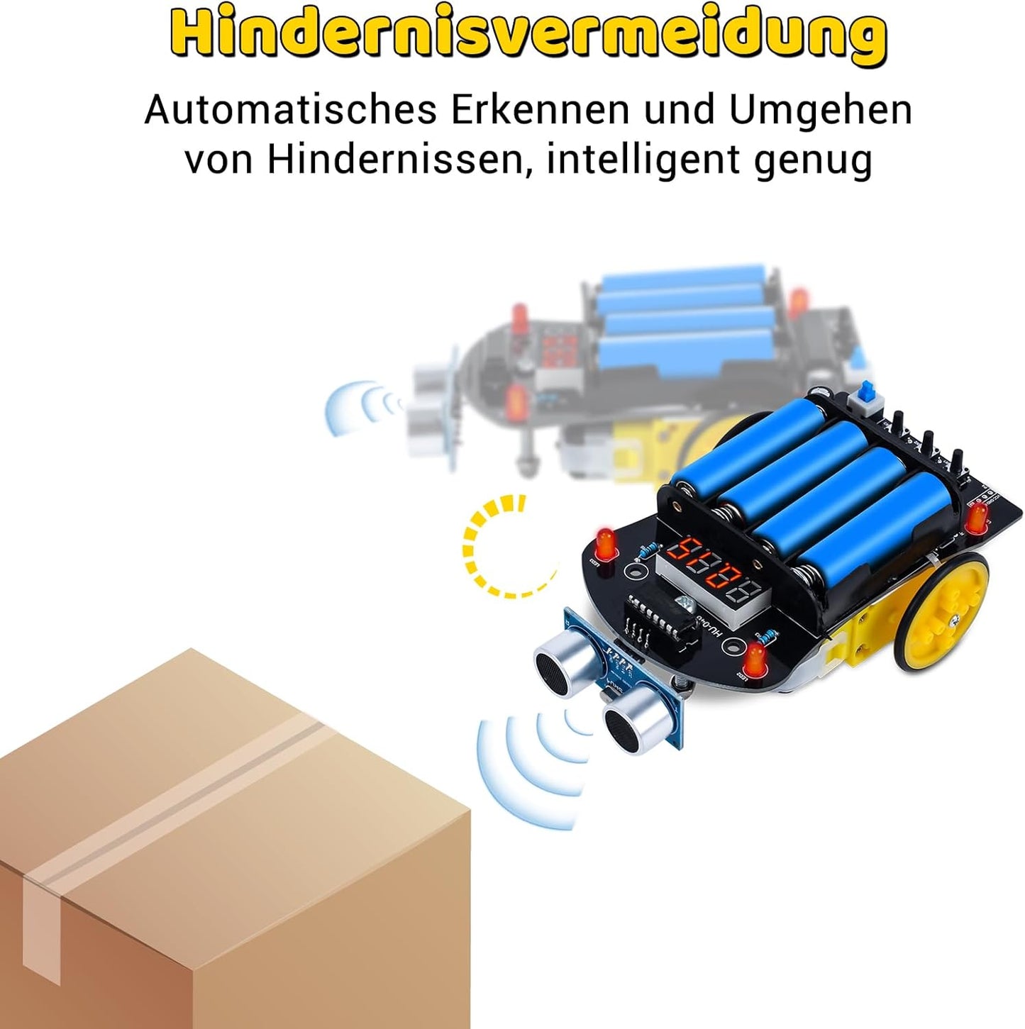 Trolley Roboter Kit, Hindernisvermeidungswagen