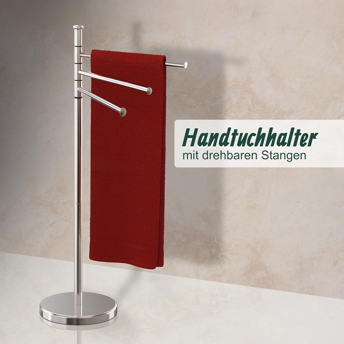 Handtuchhalter, Silber