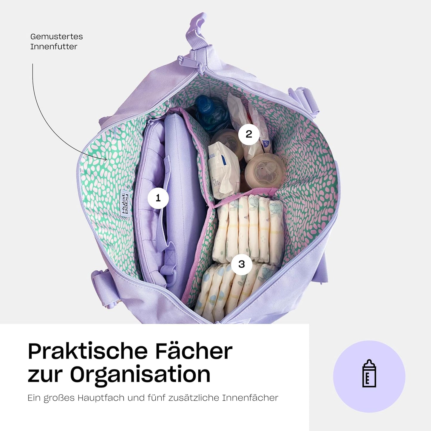 Wasserdichte Wickeltasche