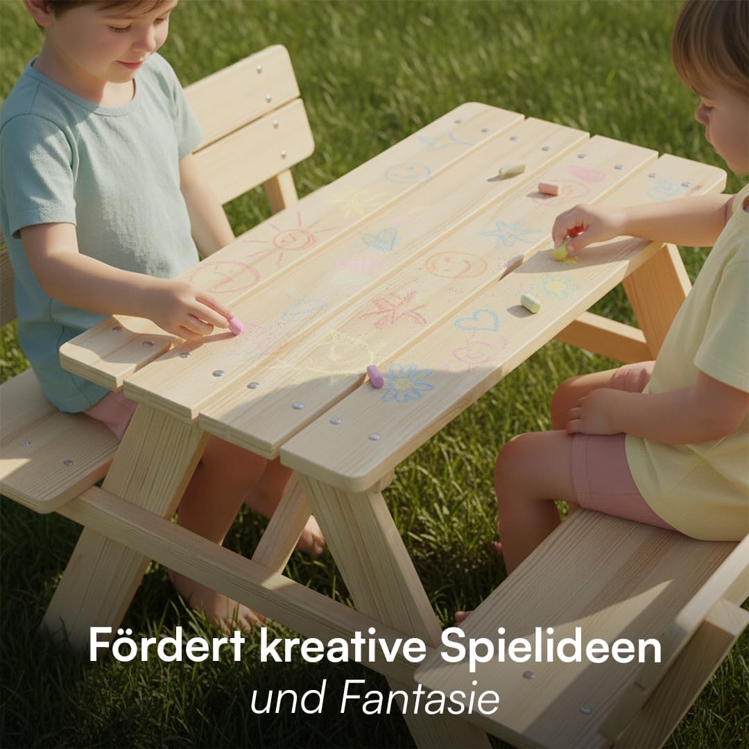Kindersitzgruppe mit Lehne, mit Lehne