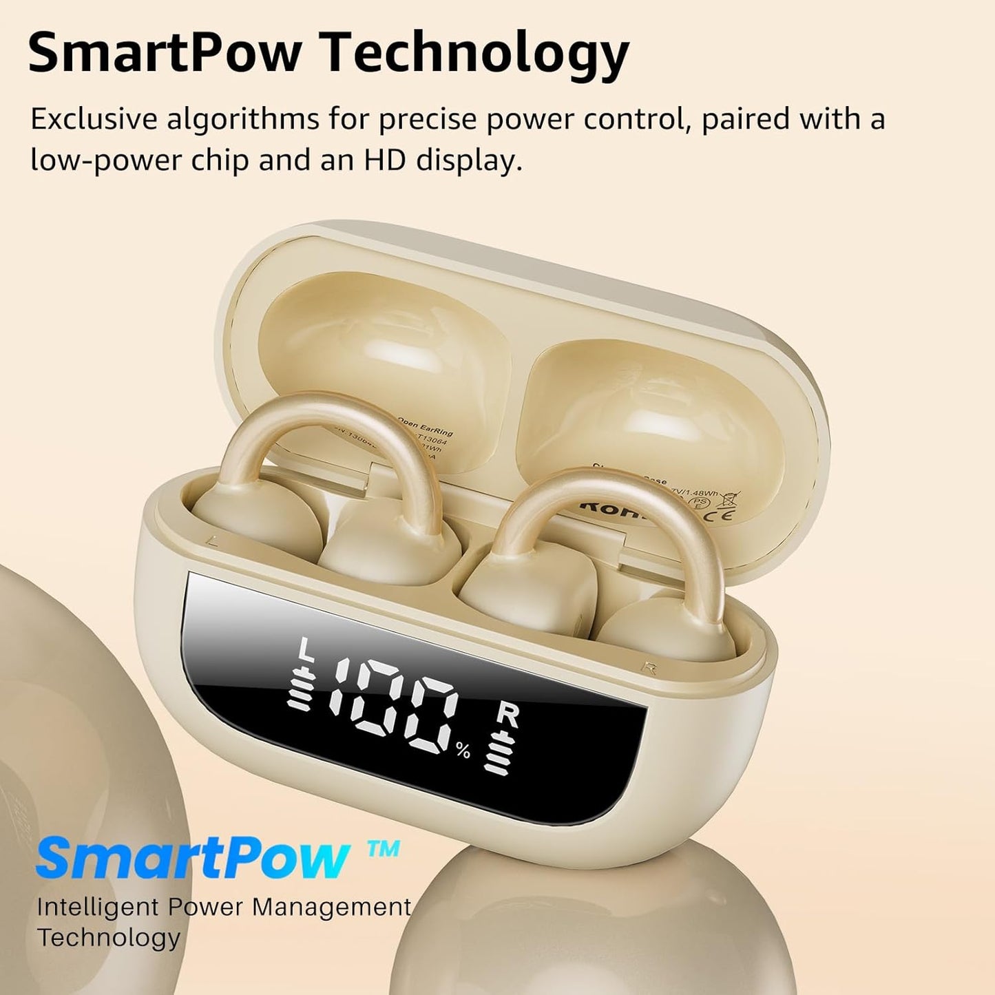 OpenEarRing Bluetooth-Kopfhörer, Khaki