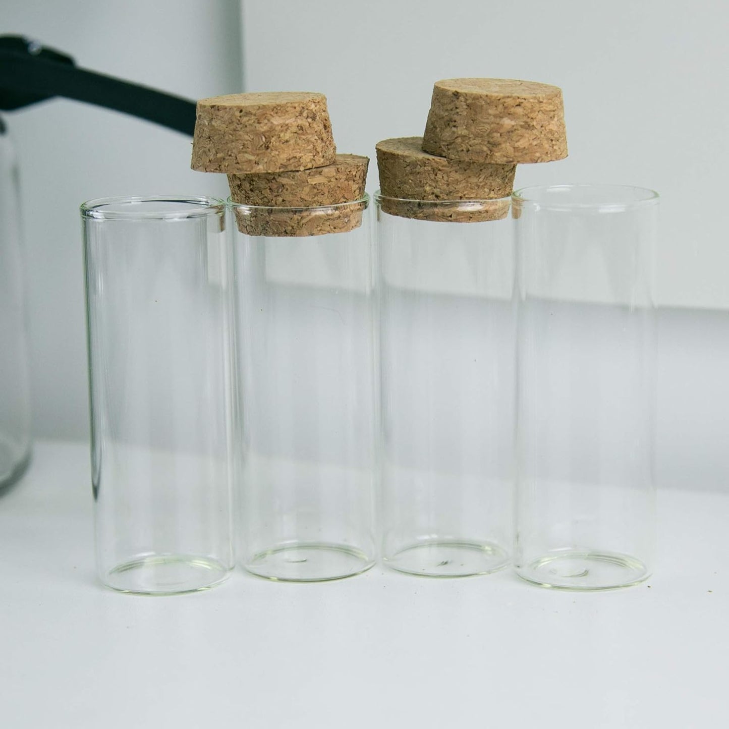 50 x Glasflaschen mit Korken, 50 / 40ml
