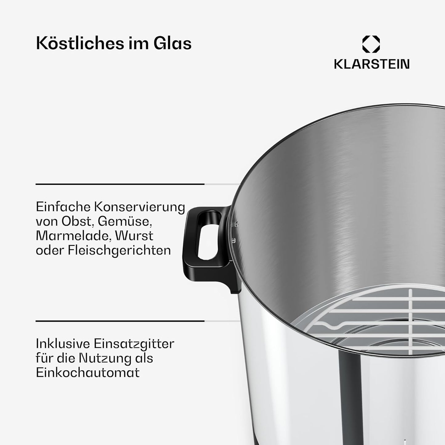 Digitaler Einkochautomat Biggie mit Timer & LCD-Display, Digital