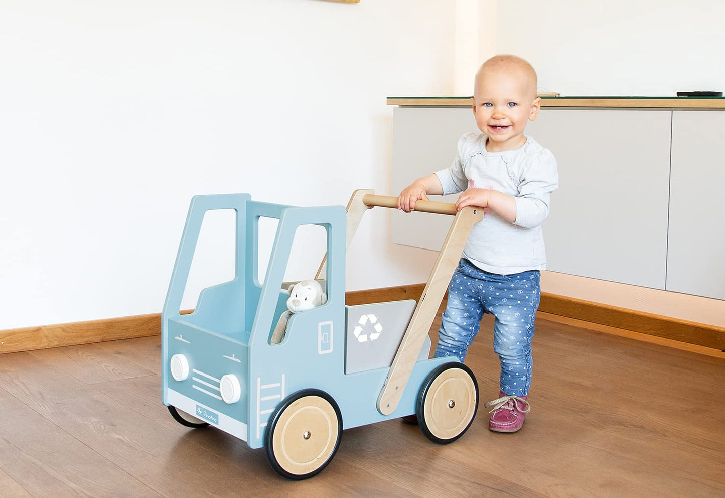 Lauflernwagen Kipplaster Fred mit Bremssystem
