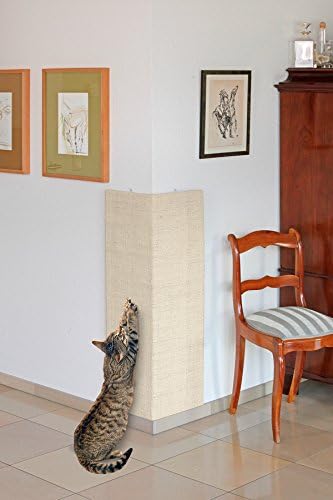 Sisal Kratzbrett, L: 28 cm B: 28 cm H: 80 cm