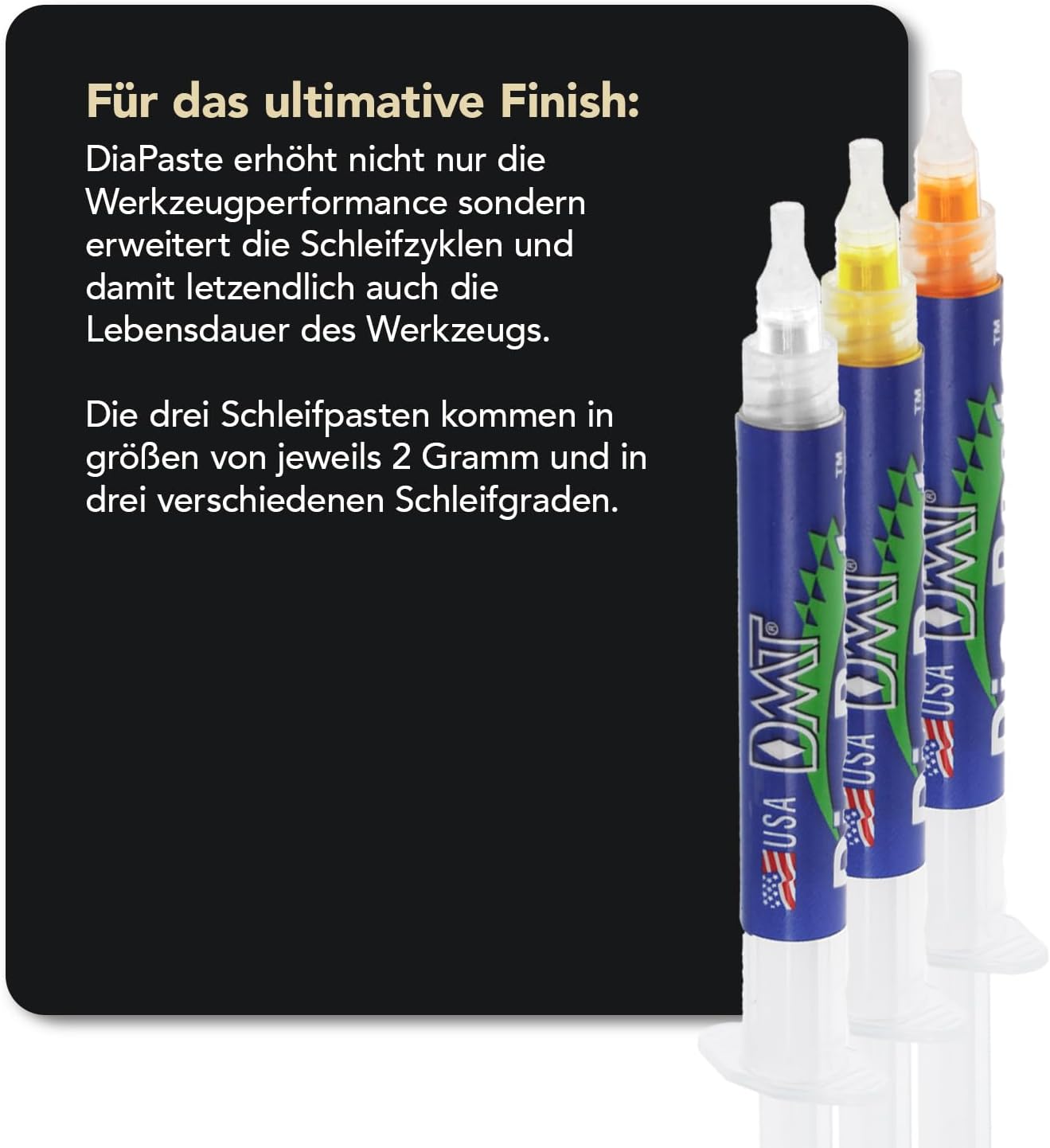 Diamantschleifpaste Set (3er Pack)