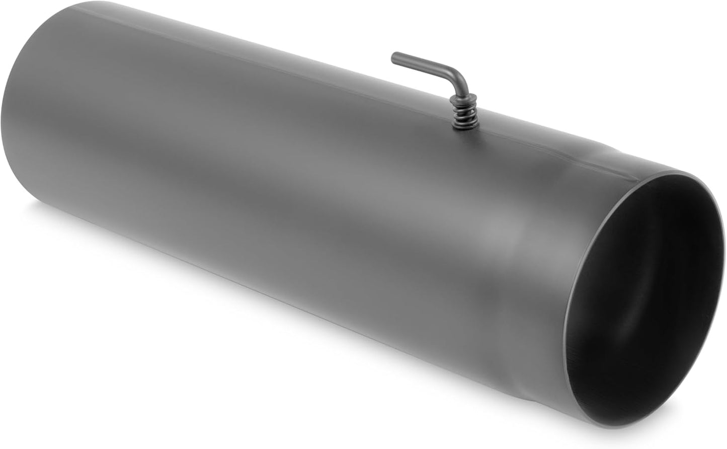 Ofenrohr 150mm mit Drosselklappe, 50cm lang, ‎50 cm Ofenrohr mit Drosselklappe - Ø 150 mm, Gussgrau