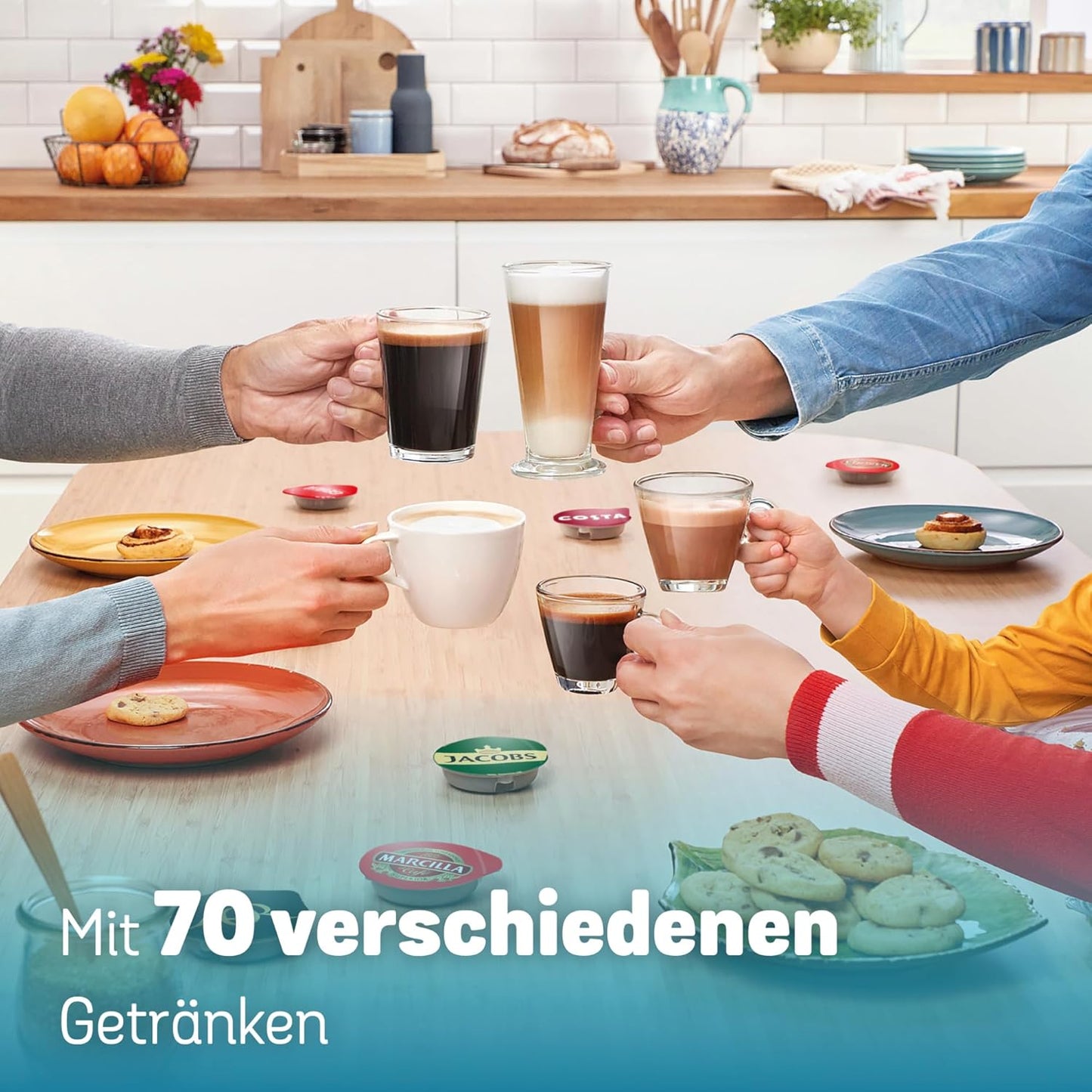 TAS167P Tassimo Kapselmaschine, Creme