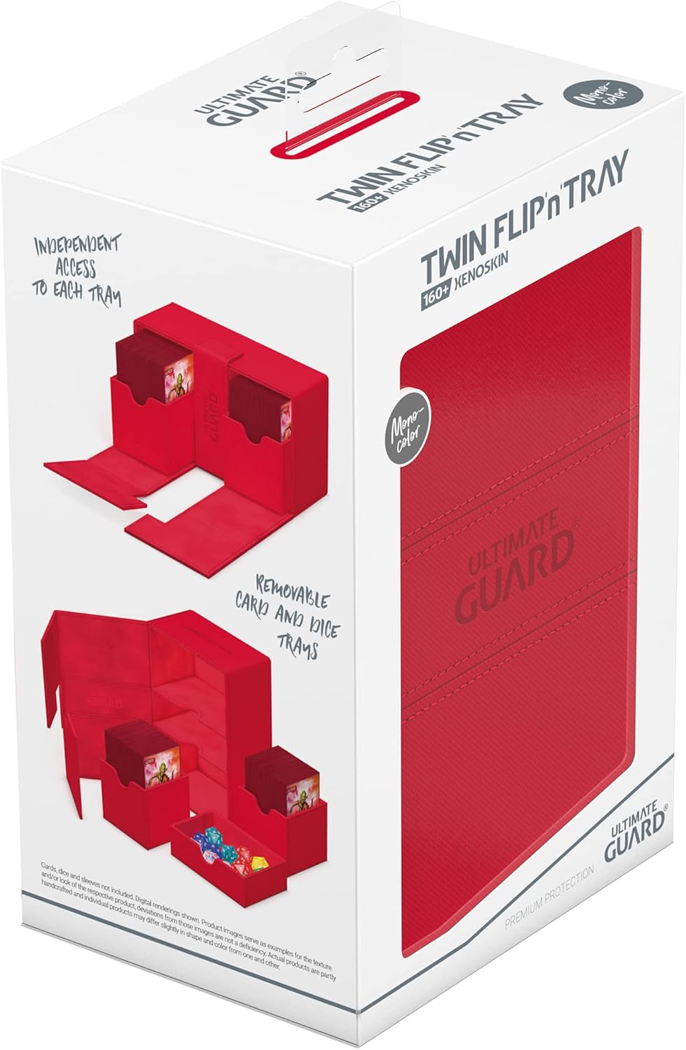 Twin Flip'n'Tray 160+ XenoSkin, Rot