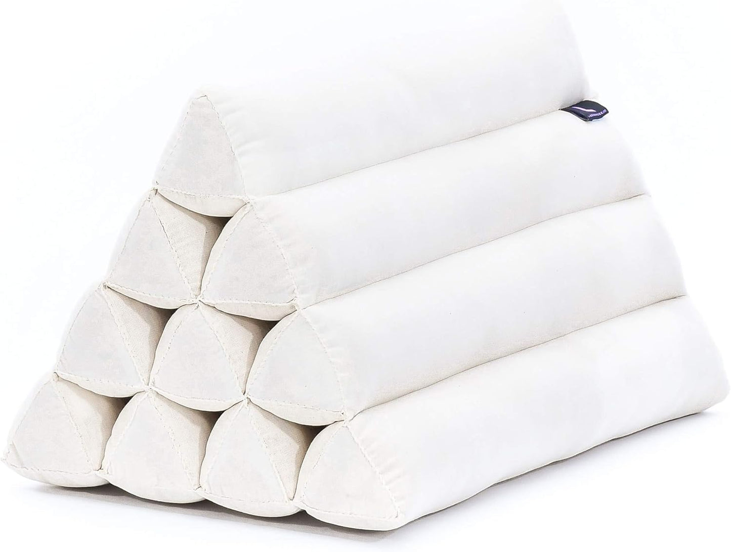 Dreieckskissen mit Kapok-Füllung, Cl01 - Naturweiss