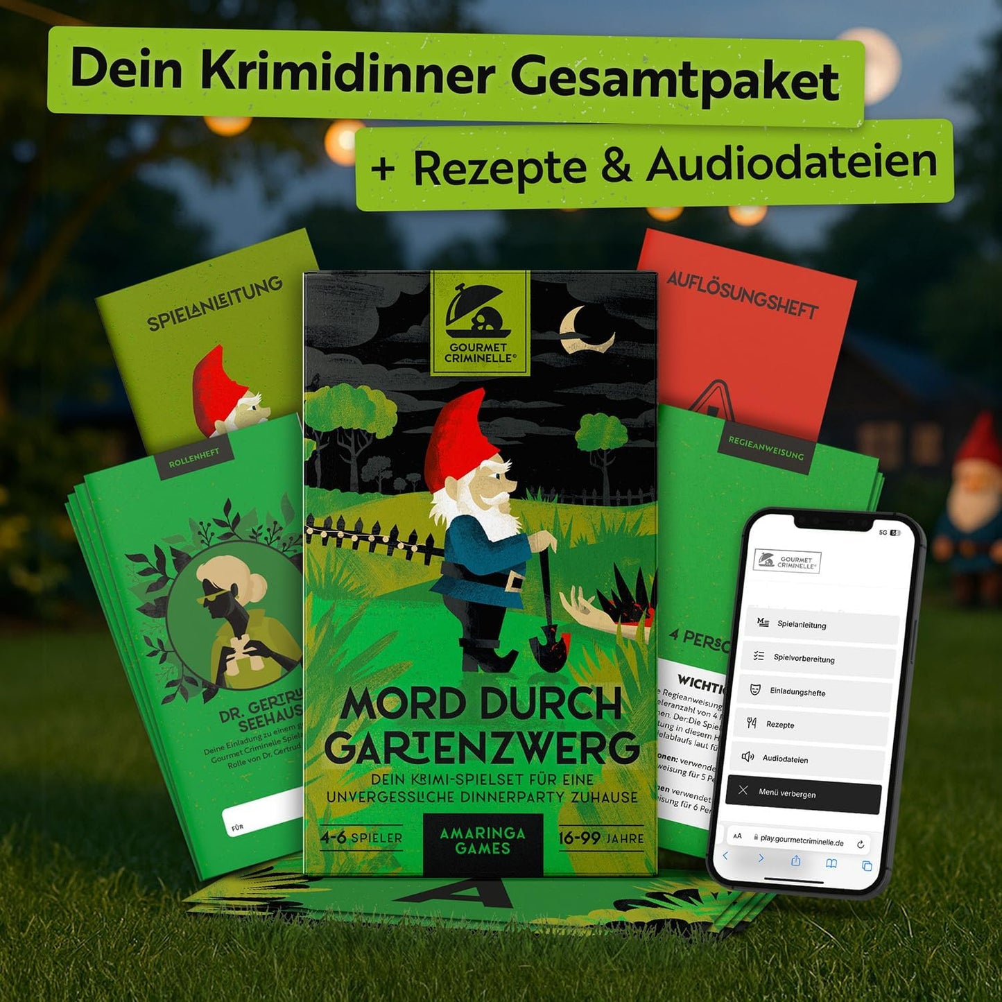 Mord durch Gartenzwerg - Krimidinner, Mord durch Gartenzwerg