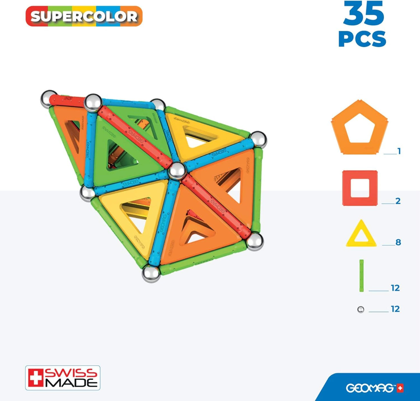 Super Color Panels recycelt, 35 pz