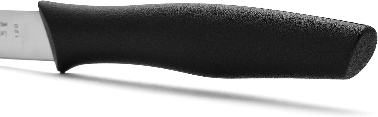 6-teiliges Schälmesser-Set, Nova Serie, 6 Stücke Schwarz