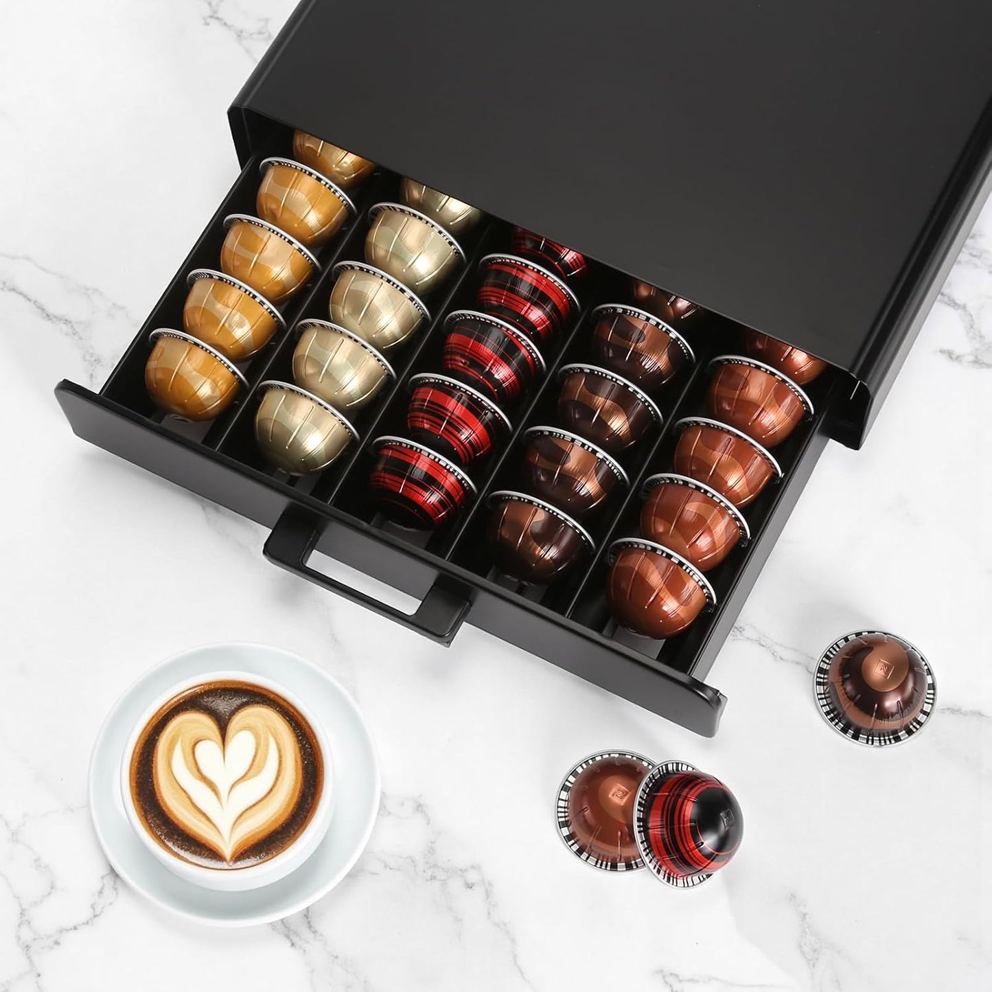 Kapselhalter für 35 Vertuoline-Kaffeekapseln
