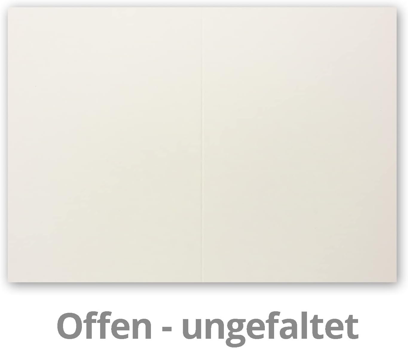 Faltkarten-Set DIN A5 (150 Stück, blanko), 150 Karten 22-Naturweiss