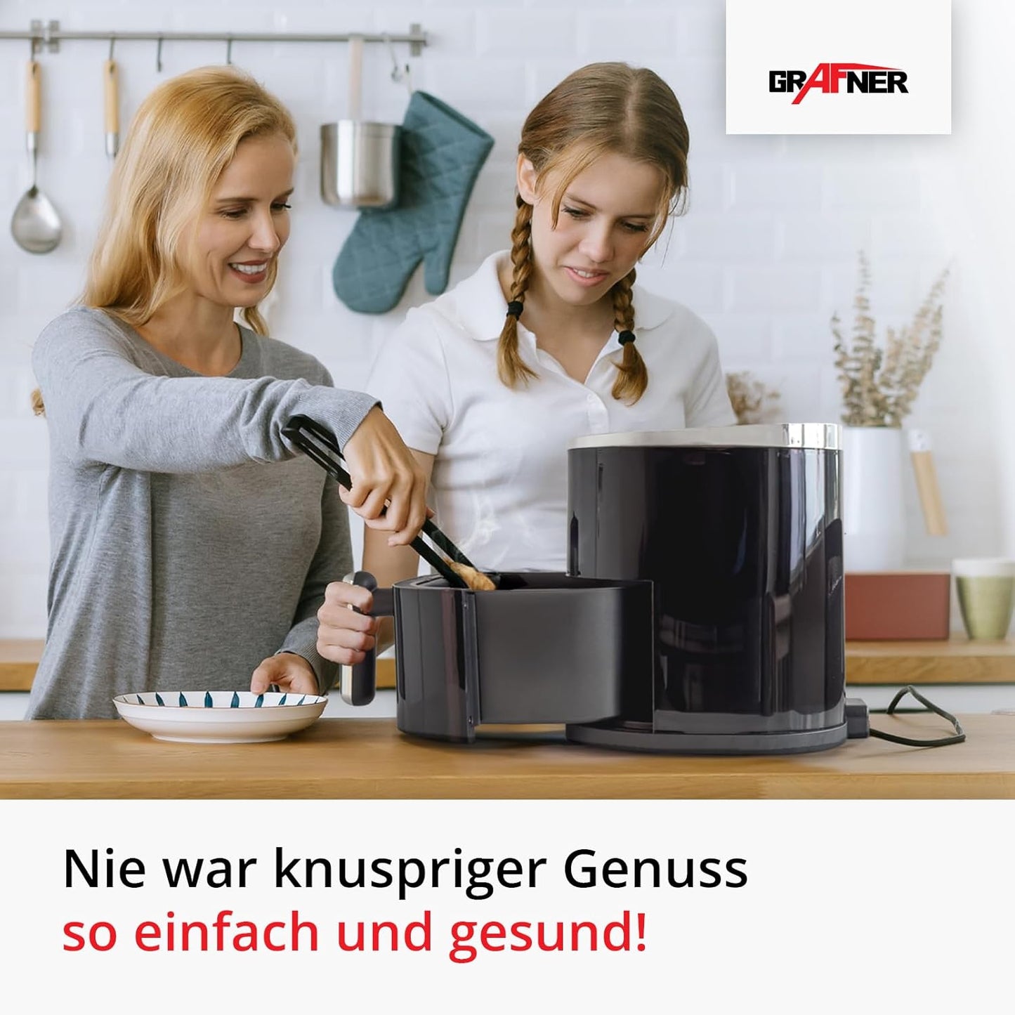 Digitale Heissluftfritteuse HF11138 mit LED-Touchscreen
