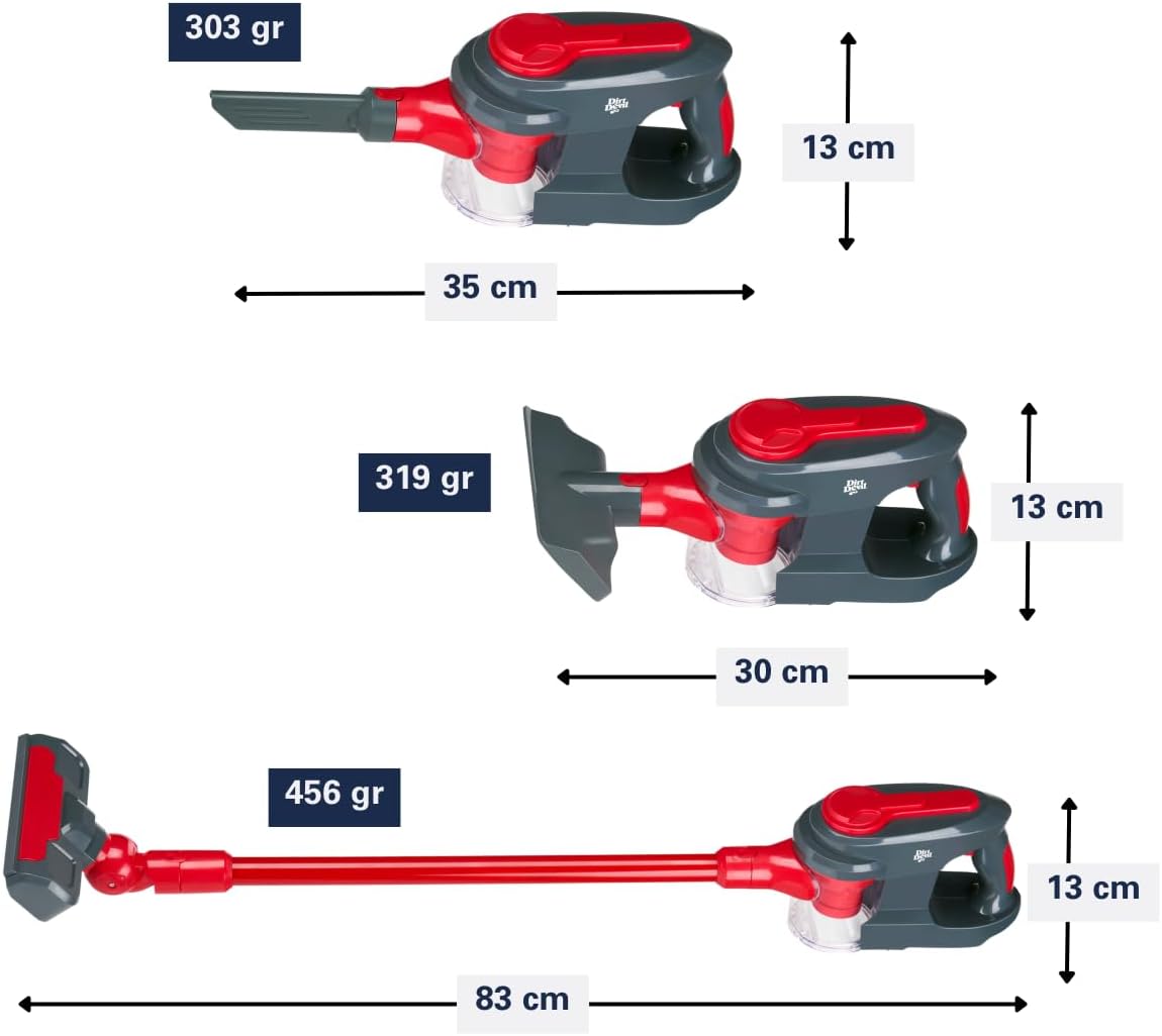 Kinderstaubsauger mit Saugfunktion, Staubsauger 3-in-1
