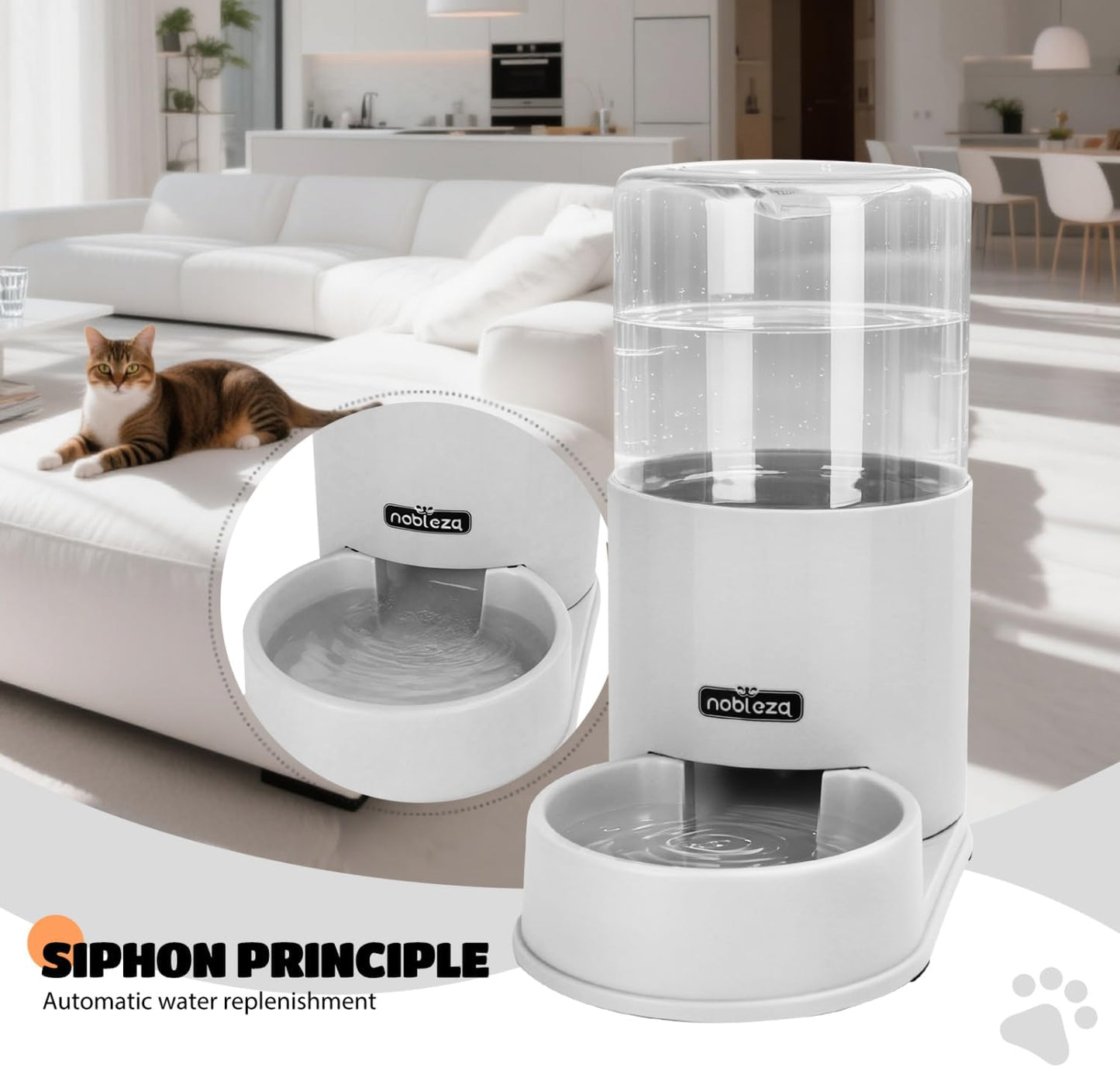 Automatischer Futter- und Wasserspender