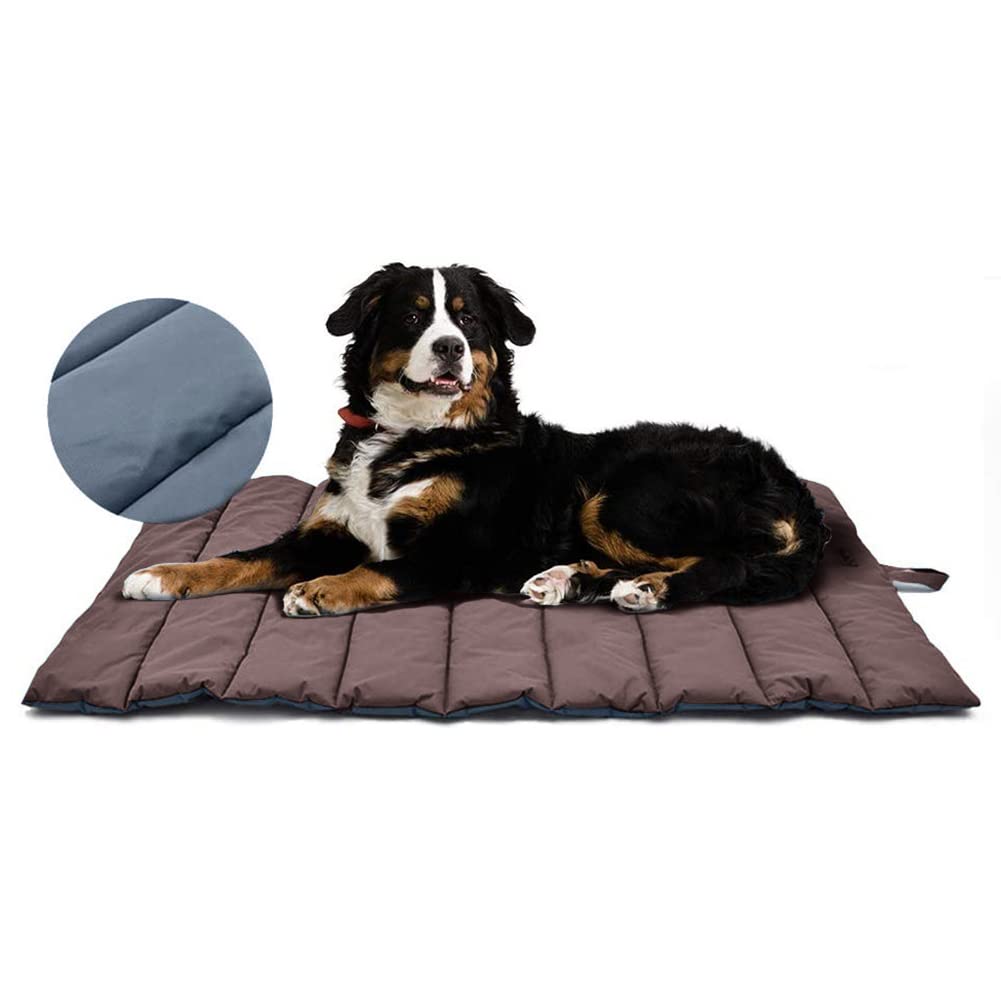Wasserdichte Hundematte für Outdoor, Braun/Blau