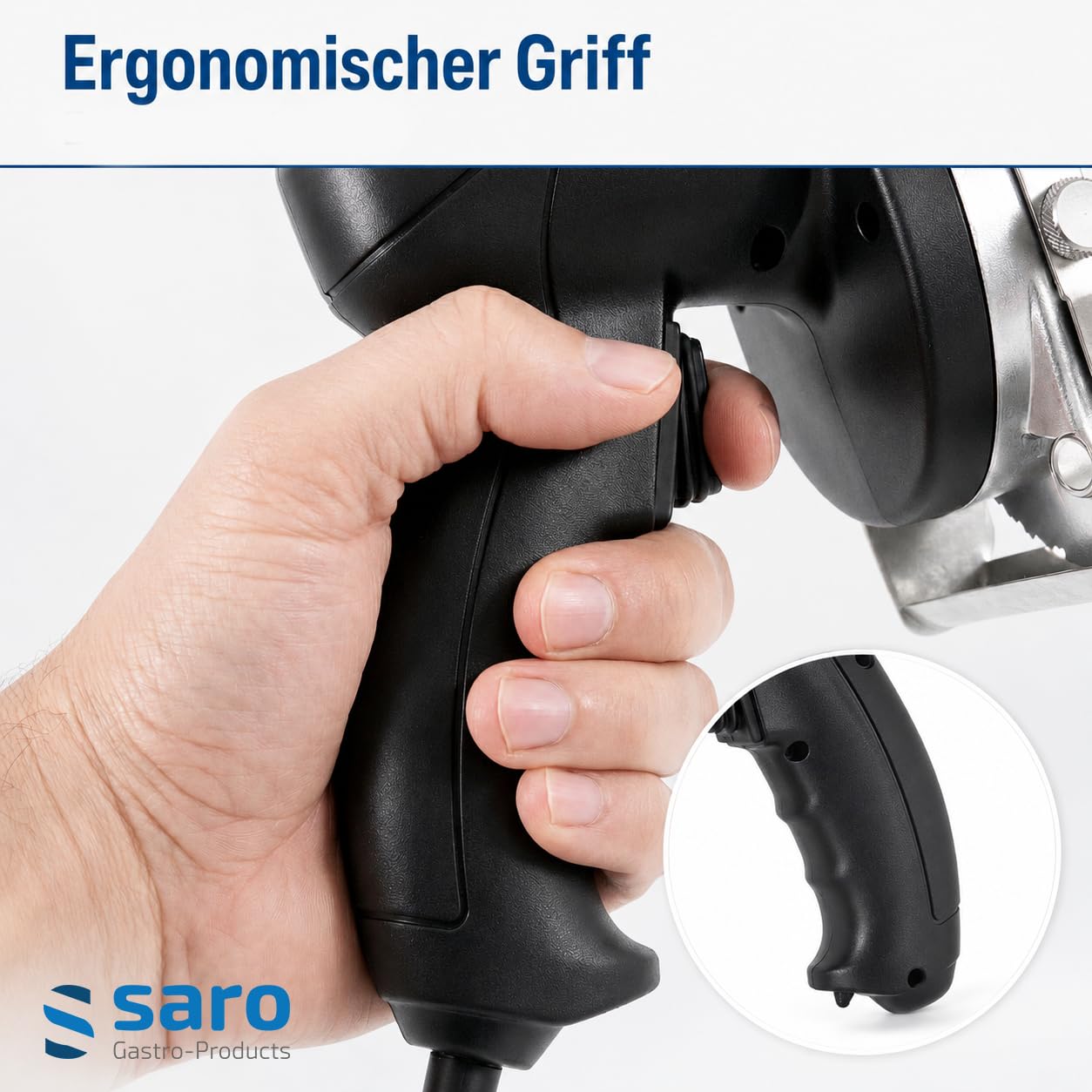 Elektrisches Dönermesser ED 100 mit 2 Klingen, Single