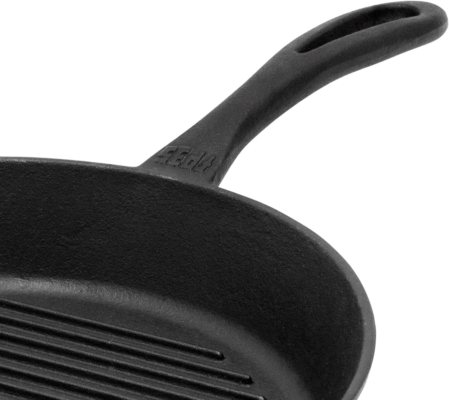 Grill-Feuerpfanne aus Gusseisen, mit Stiel 36 cm