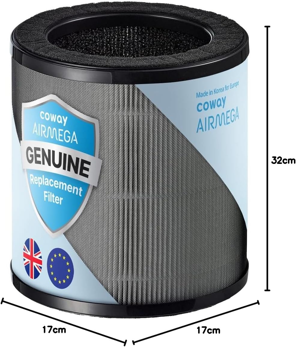 3-in-1 Ersatzfilter für Airmega 50 Luftreiniger, Luftfilter Airmega 50