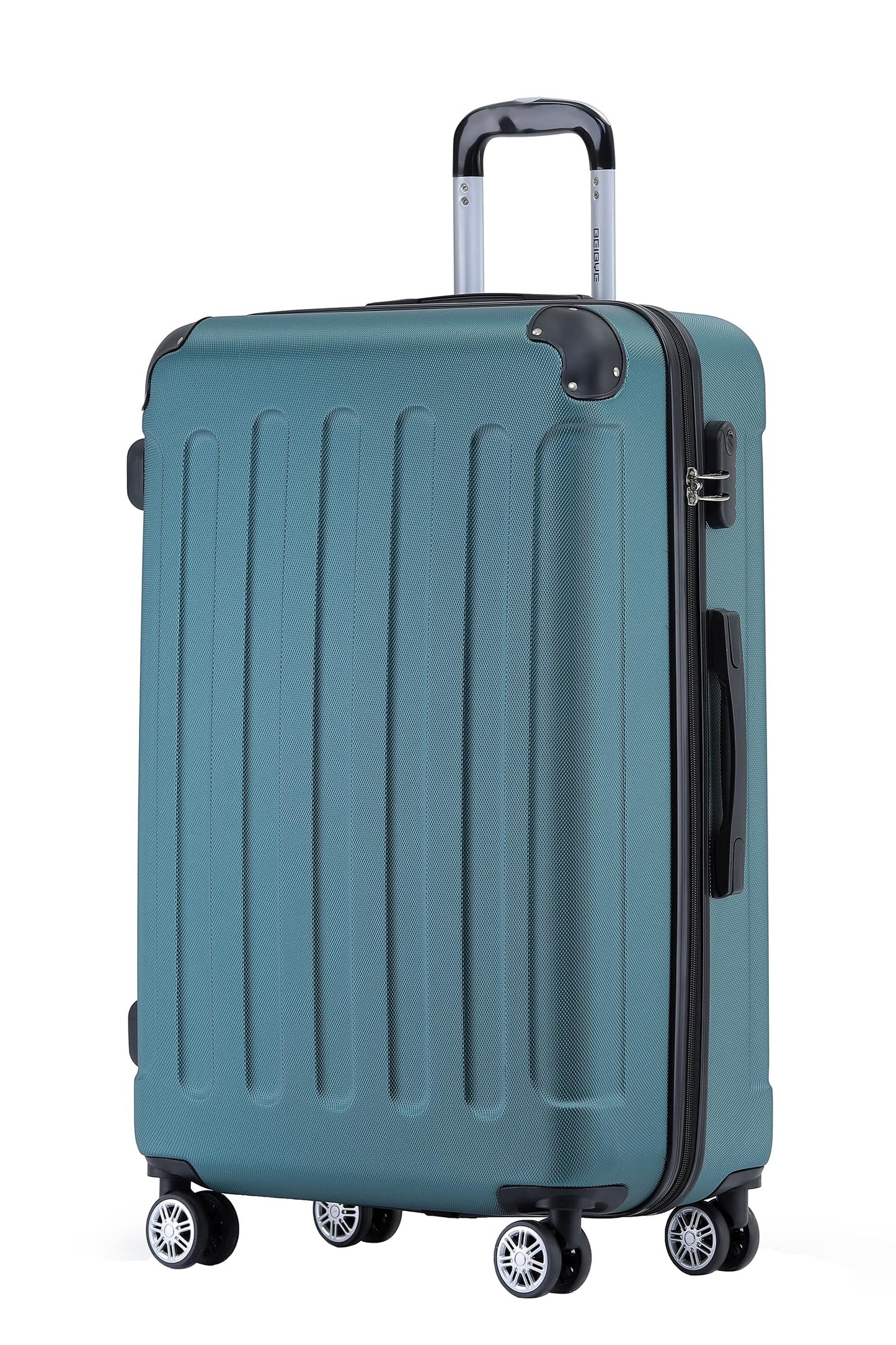 Hartschalen-Trolley-Set, Dunkelgruen XL