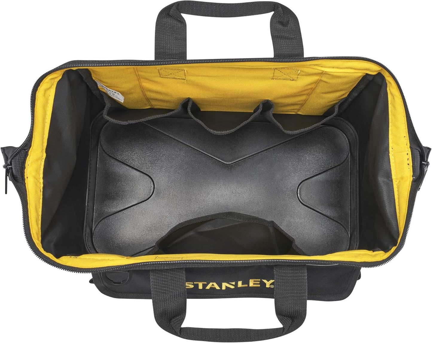 Werkzeugtasche mit robustem Kunststoffboden, 1 Gelb,schwarz