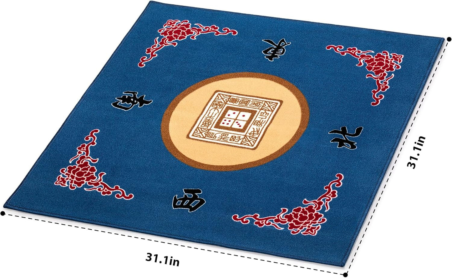 Tischauflage für Kartenspiele, Blue