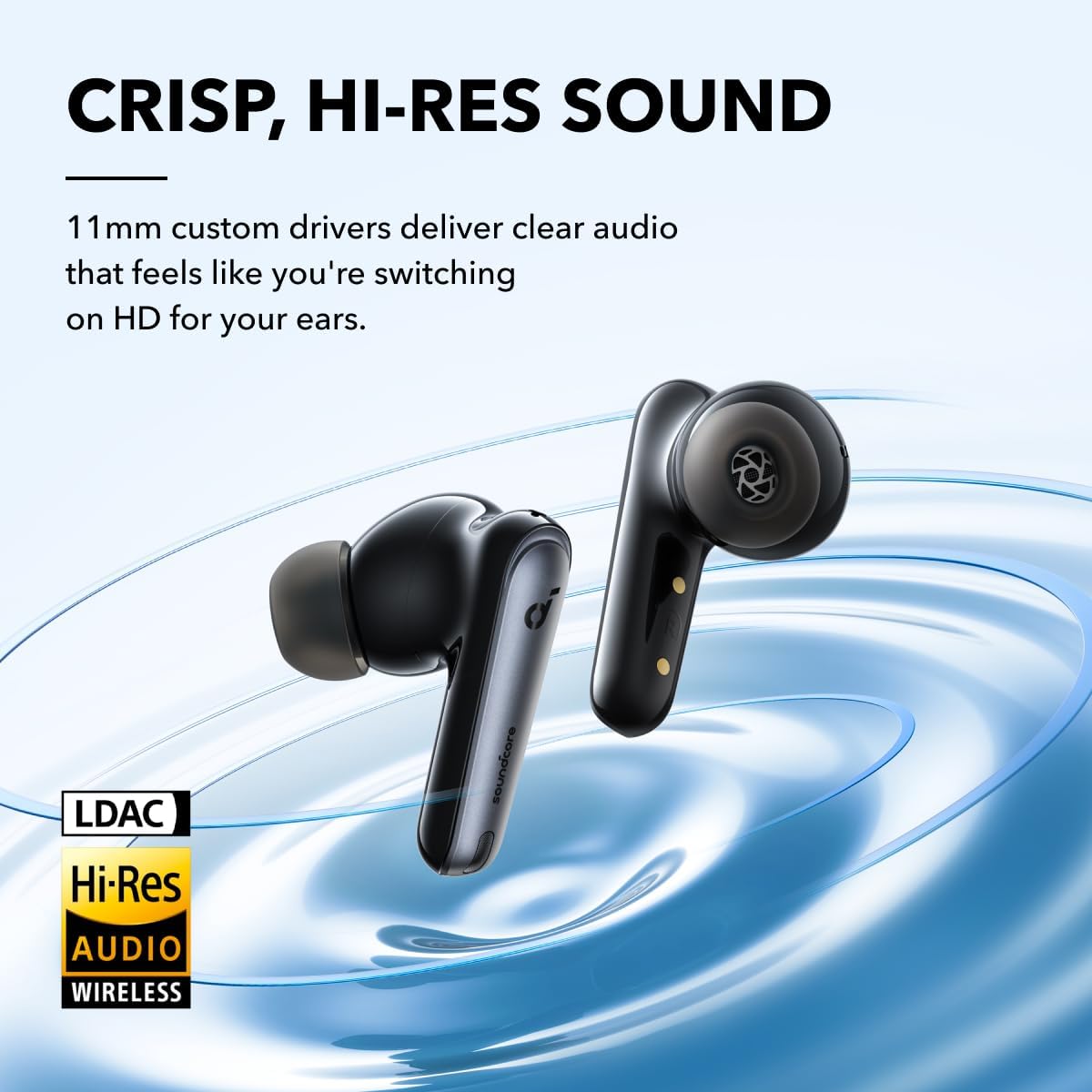Liberty 4 NC Bluetooth-Kopfhörer mit Noise Cancelling, Schwarz