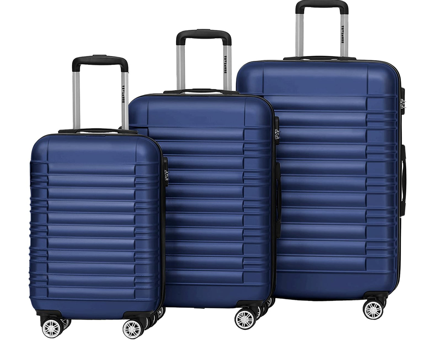 Hartschalen-Kofferset (3-teilig), Small + Medium + Large Dunkelblau