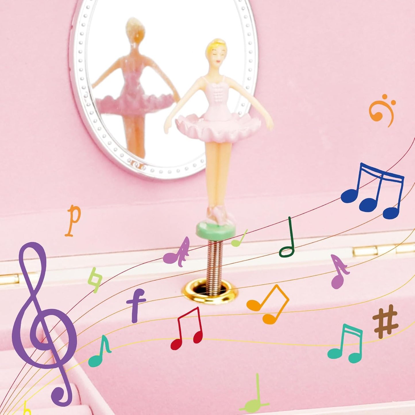 Schmuckkästchen mit Ballerina-Spieldose