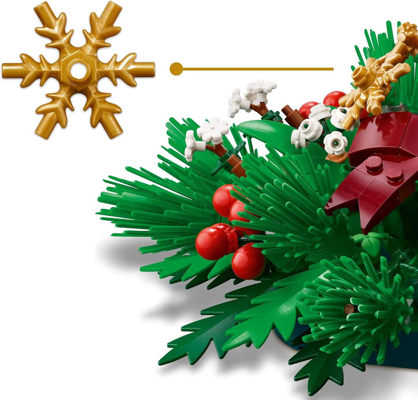 Weihnachtsgesteck, LEGO Christmas Table Decoration 40743
