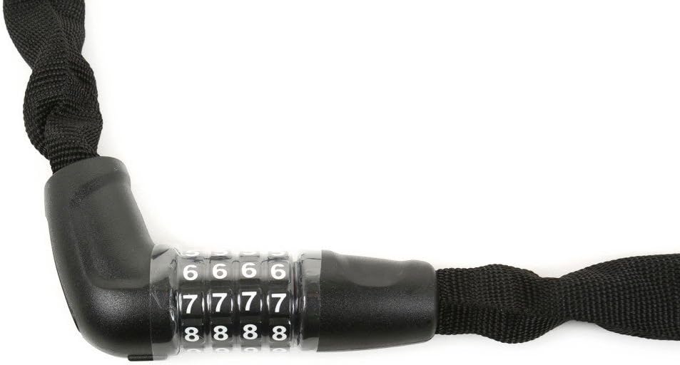 Kettenschloss Steel-O-Chain 5805C, Schwarz 110 cm Single