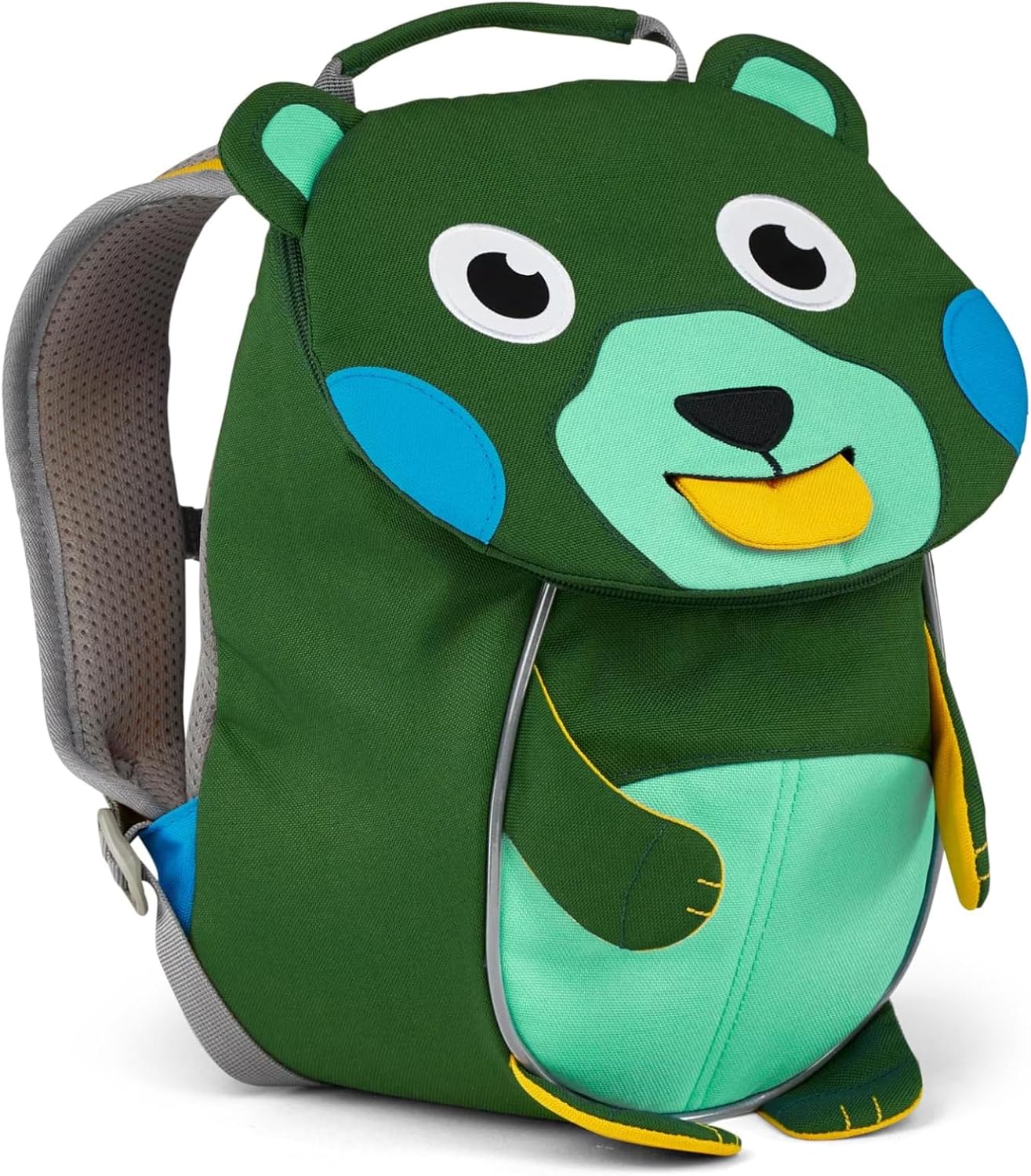 Ergonomischer Kindergarten-Rucksack Kleiner Freund, Einheitsgrösse Kreativ Bär - Grün