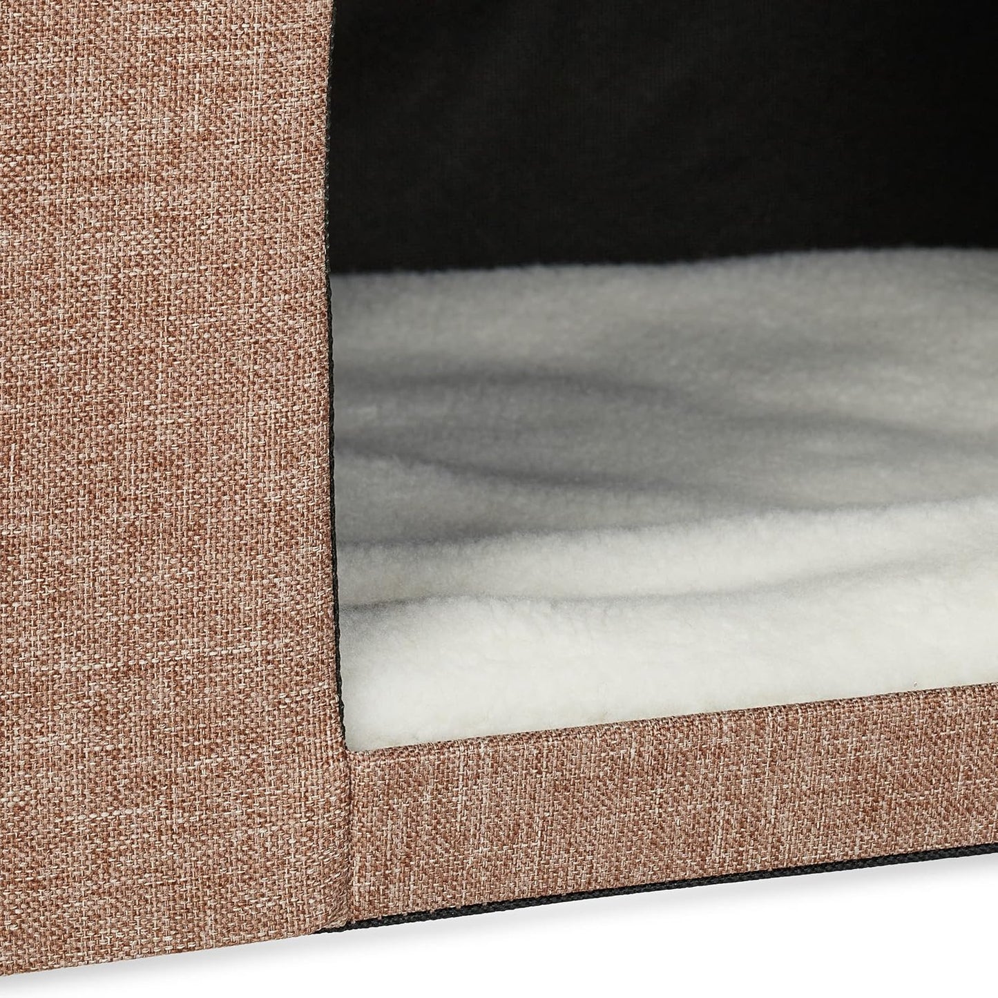 Katzenhöhle faltbare Sitzbank, hellbraun 38,5 x 74,5 x 37 cm (1er Pack)