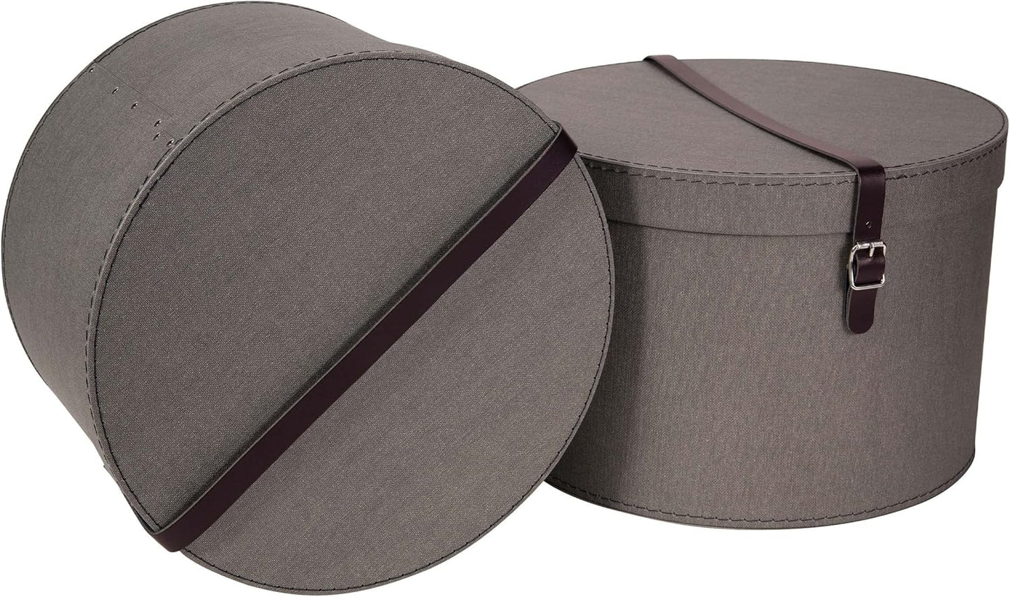 2 x Aufbewahrungsboxen mit Deckel, Grau
