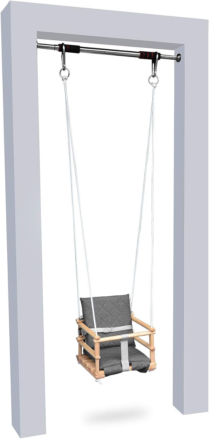 Babyschaukel 3in1, Grau