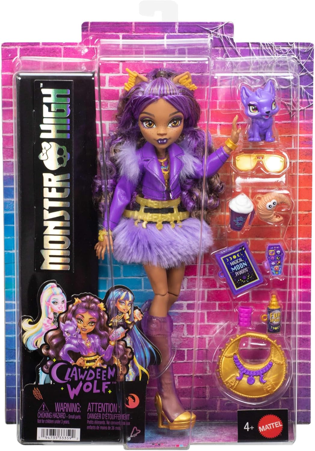 Clawdeen Puppe, Violett