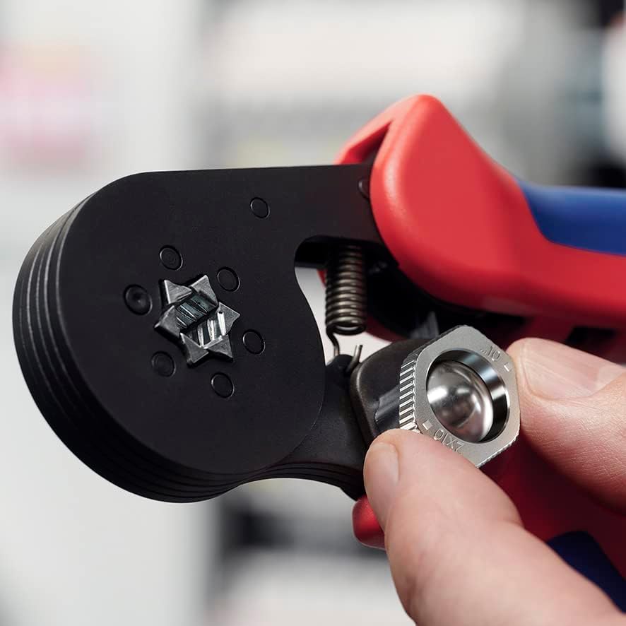 Selbsteinstellende Crimpzange für Aderendhülsen, Hexagonal-Crimp automatisch Standardverpackung