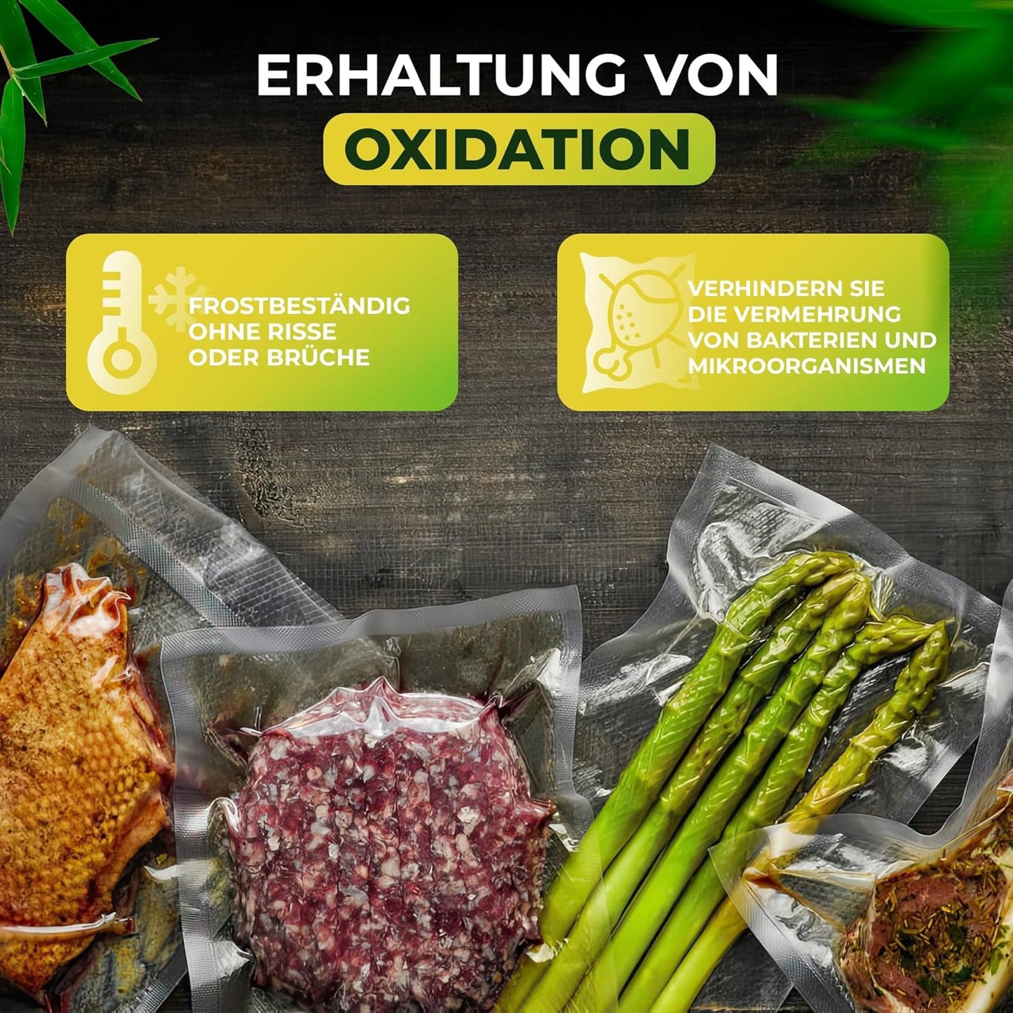 Vakuumierbeutel-Set (100 Stück), 100 Beutel 25 x 30 cm