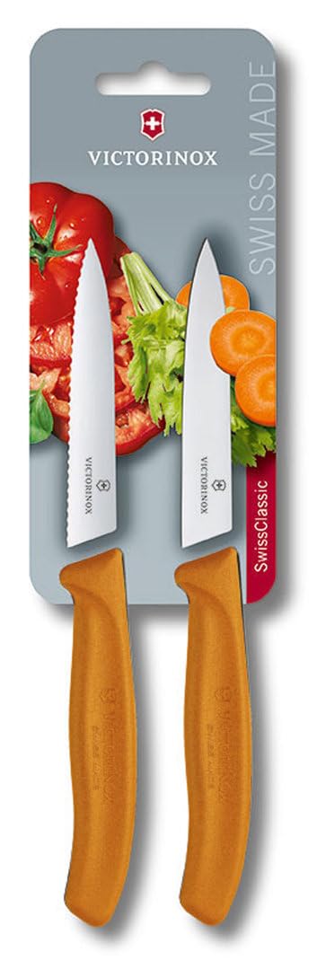 Swiss Classic Tomaten- und Gemüsemesser Set, Classic Orange
