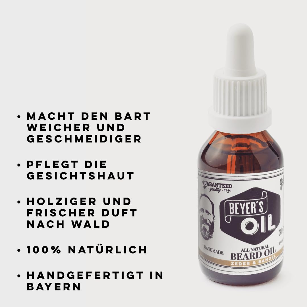 Bartöl Zeder & Sandelholz, 30 ml (1er Pack)