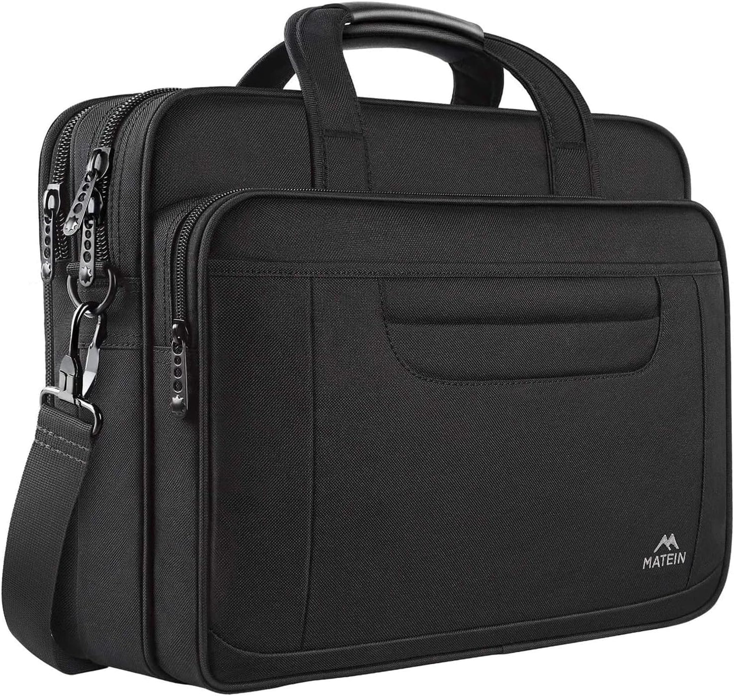 Laptoptasche 15,6 Zoll Aktentasche für Notebook, 15.6 Zoll Schwarz