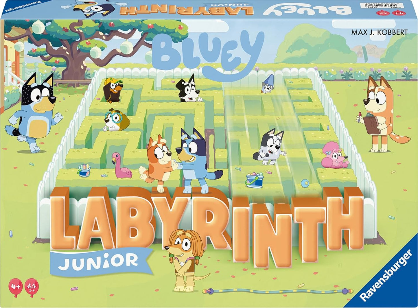 Junior Labyrinth Brettspiel (Bluey Edition) ab 4 Jahren, Bluey