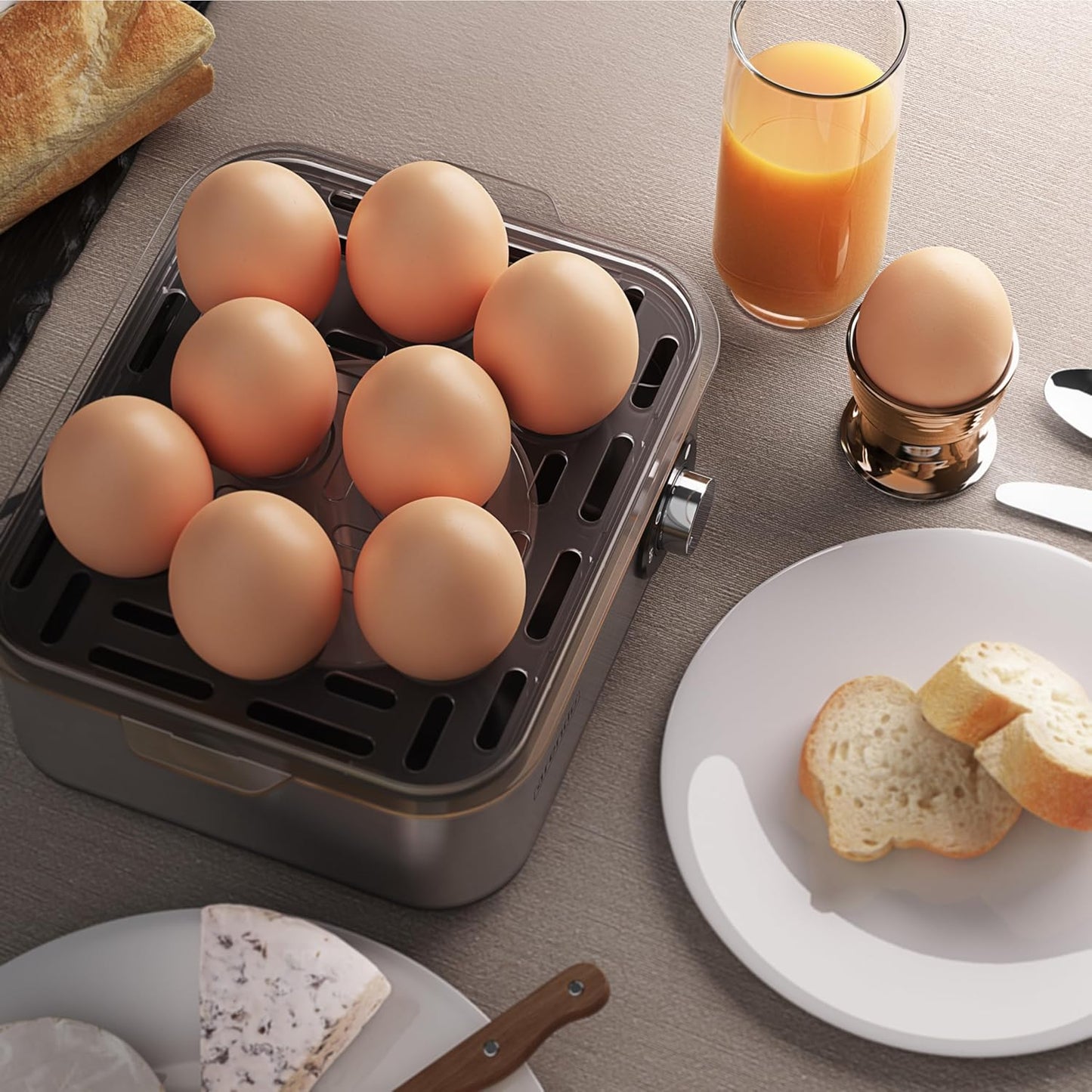 Eierkocher Eight Cook, Silber
